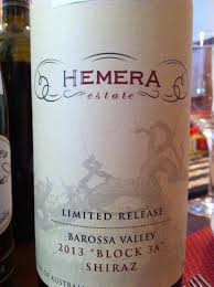Hemera Estate 2013 'Block 3A' Shiraz
